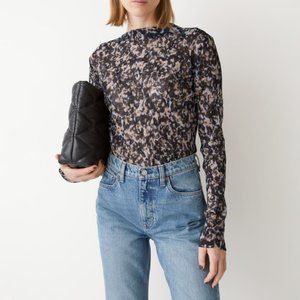 NWOT & Other Stories Sheer Printed Top